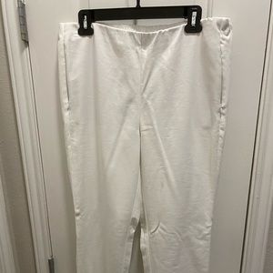Pull on white pants